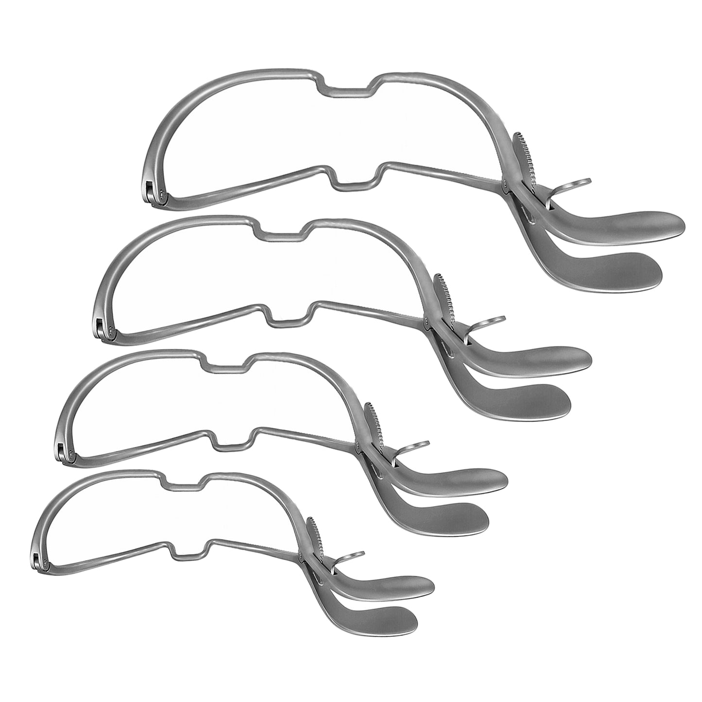 4 Pcs Jennings Mouth Gag 9cm, 11cm, 13cm & 15cm Set