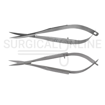 2 Pcs Westcott Tenotomy Scissors 4.5″ Straight & Curved Set