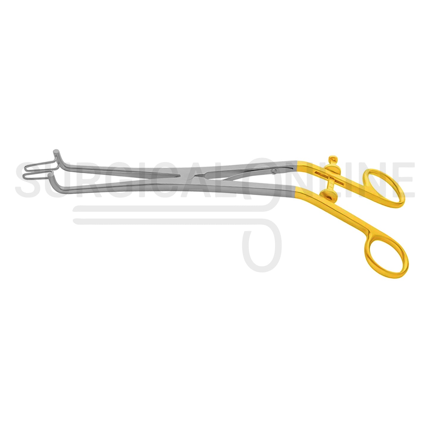 Kogan Endocervical Speculum 9.5″ With Gold Offset Handle