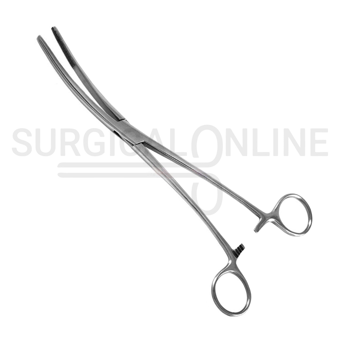 Bozeman Uterine Dressing Forceps Double Curved 10.00"