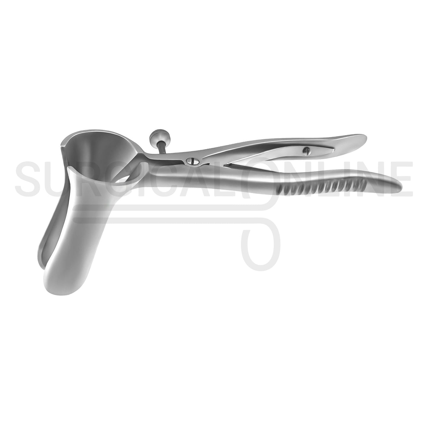 Pratt Rectal Speculum 8.5″ With Set Screw Blades 3.5" Long x 1" Wide