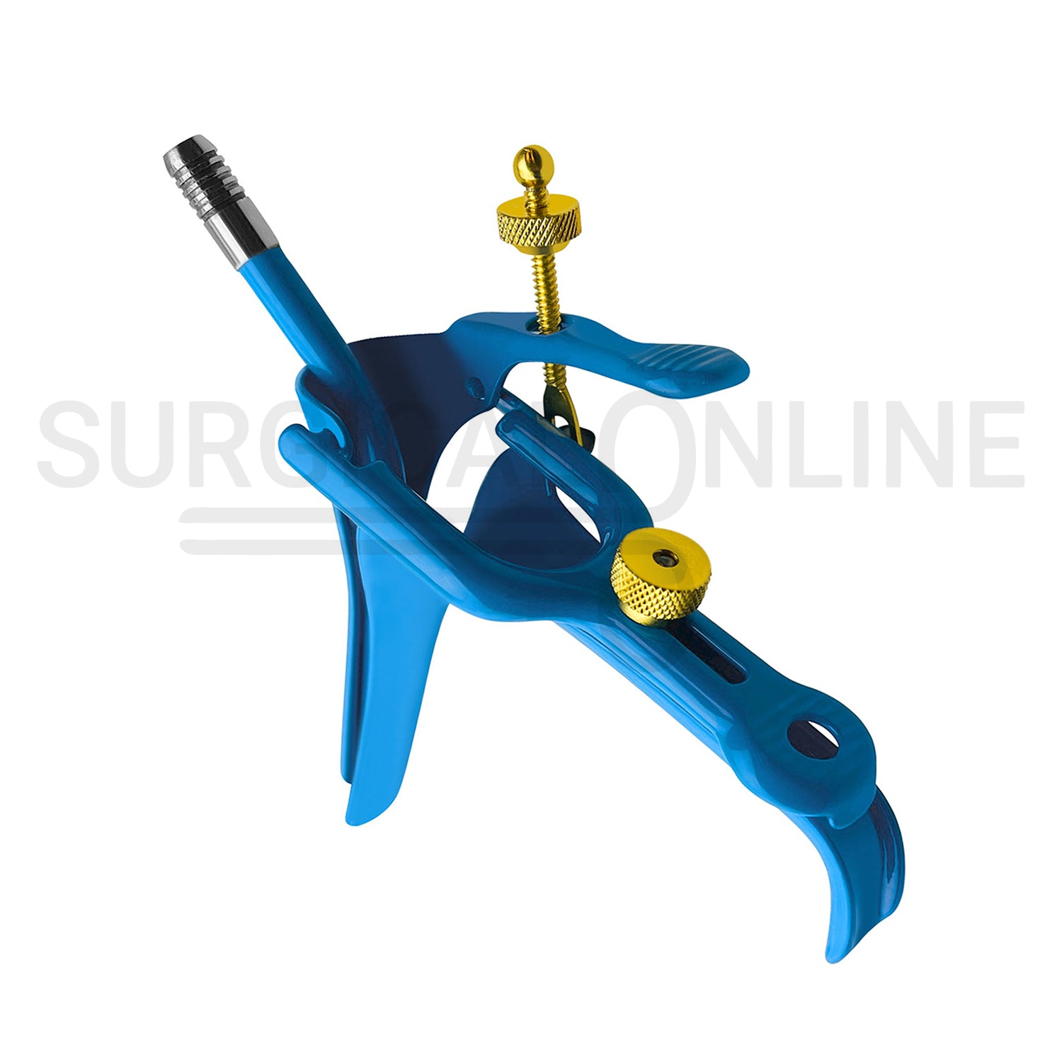 LLETZ LEEP Pederson Vaginal Speculum Blue Coated Small