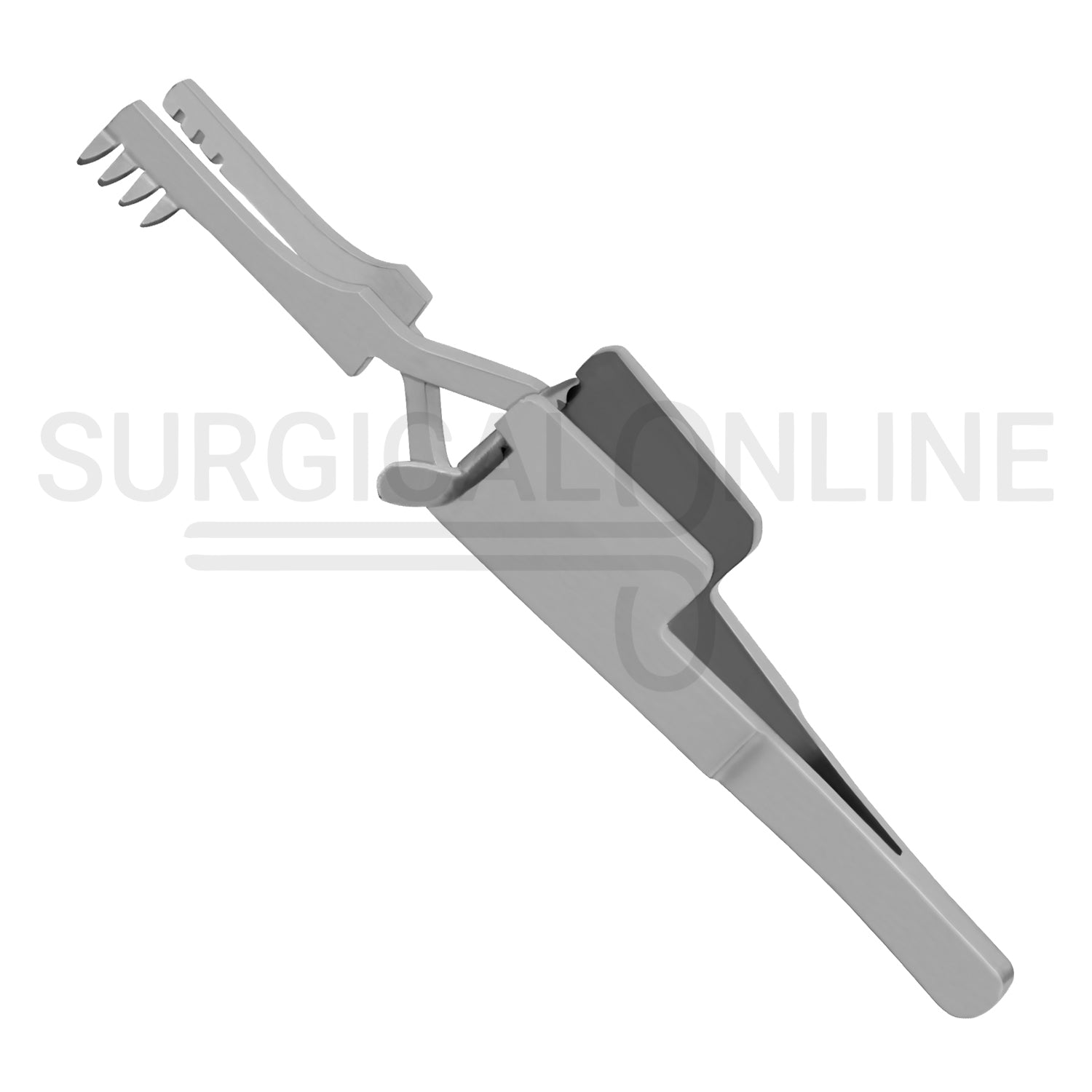 Cross Action (Automatic Skin) Retractor Sharp 4×4 Prong 4.00"