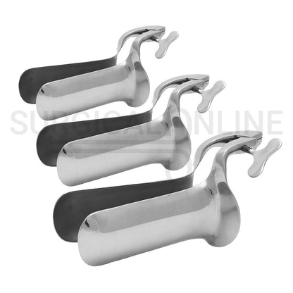 3 Pcs Collin Vaginal Speculum Small, Medium & Large Set