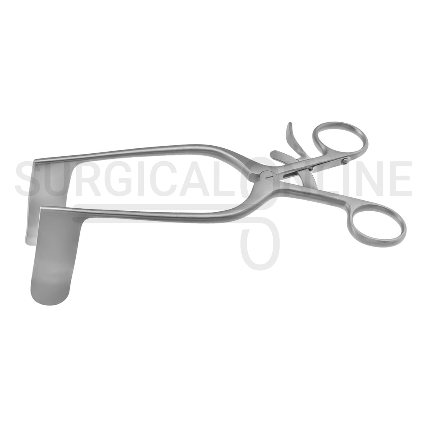 Rigby Vaginal Retractor 7" Long, 7/9" x 2 3/4" Blades With Grip Lock Handle