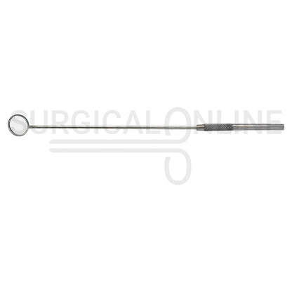 Laryngeal Mirror #2 18mm Angled Mirror With Grip Handle 7.7"