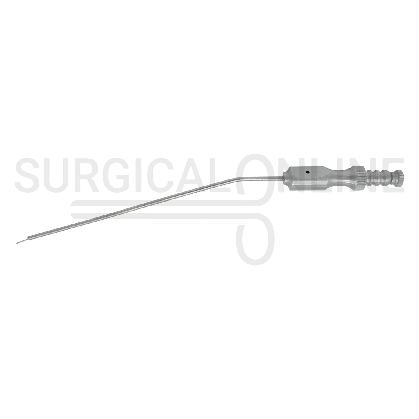 Frazier Suction Tube 5FR (1.67mm) Finger Cut-Off Angled 7.6" Aspirator