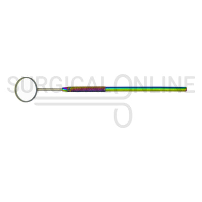 Multi Rainbow Color Dental Mouth Mirror #5 With Handle 6.5″