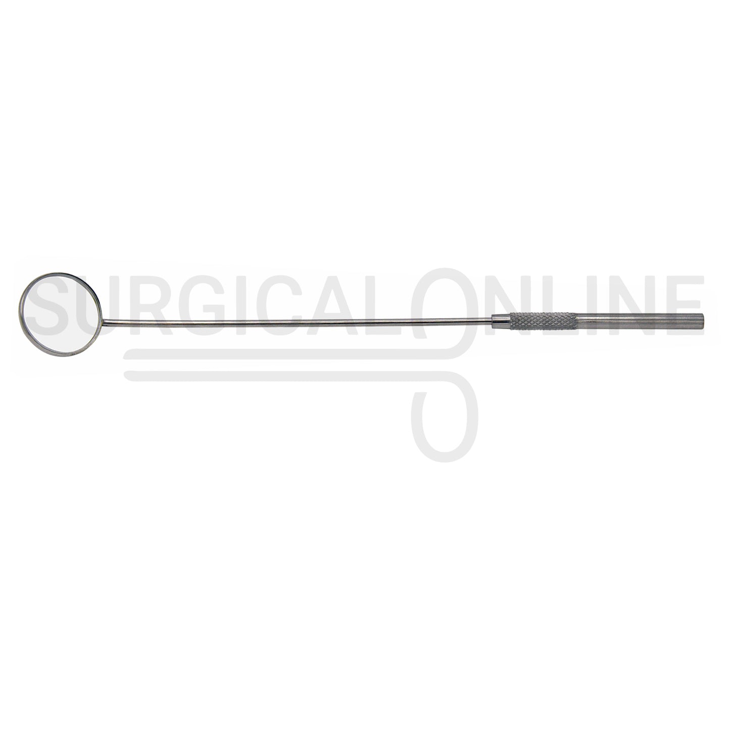 Laryngeal Mirror #6 26mm Angled Mirror With Grip Handle 8"