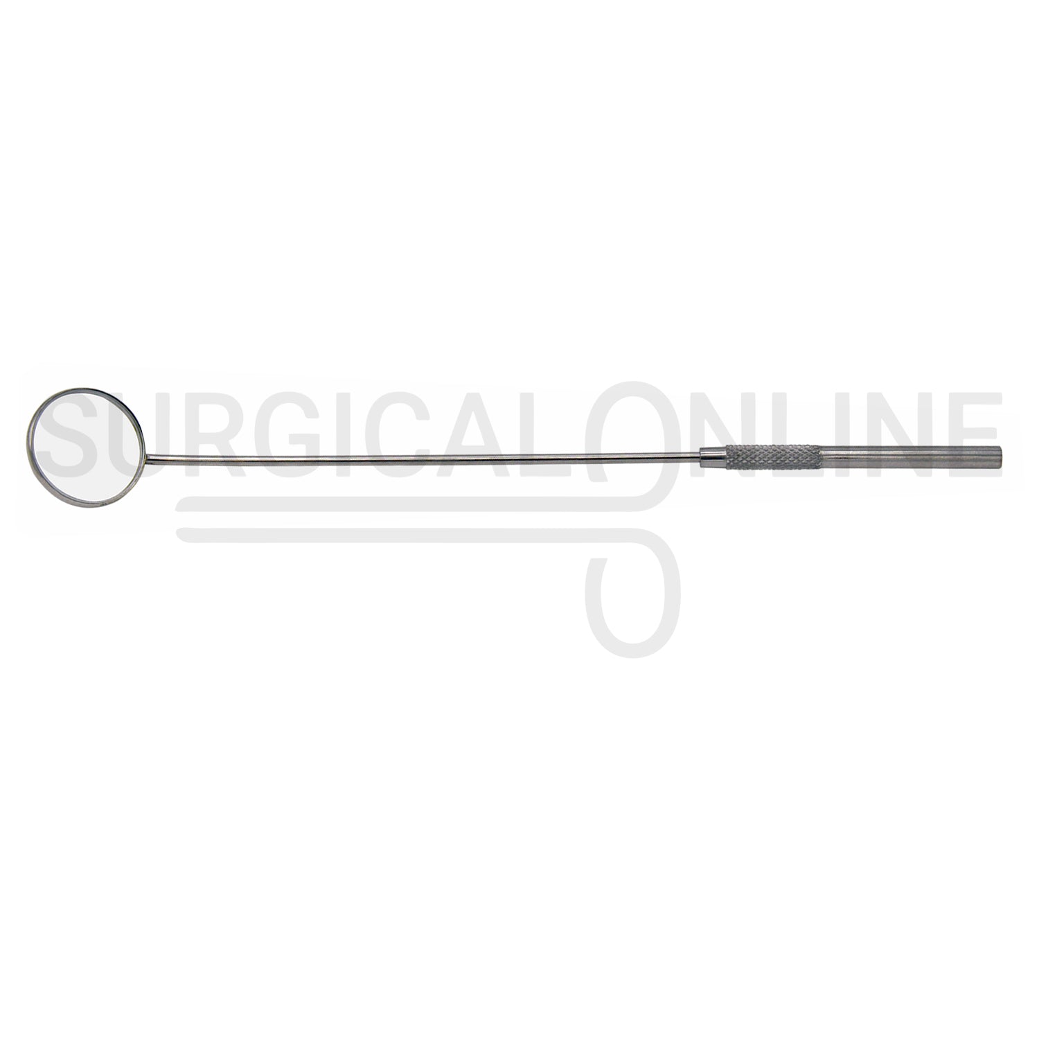 Laryngeal Mirror #6 26mm Angled Mirror With Grip Handle 8"
