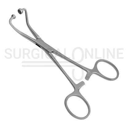 Ball & Socket Towel Clamp Forceps 5.5"