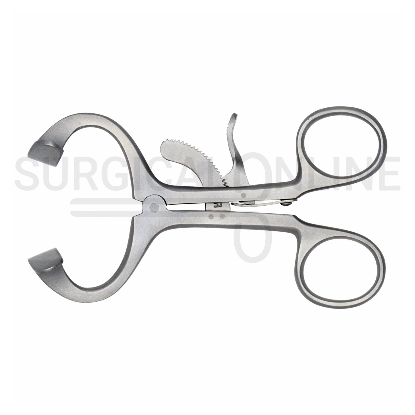 Molt Mouth Gag Retractor 3.5″ Curved Blades Pediatric