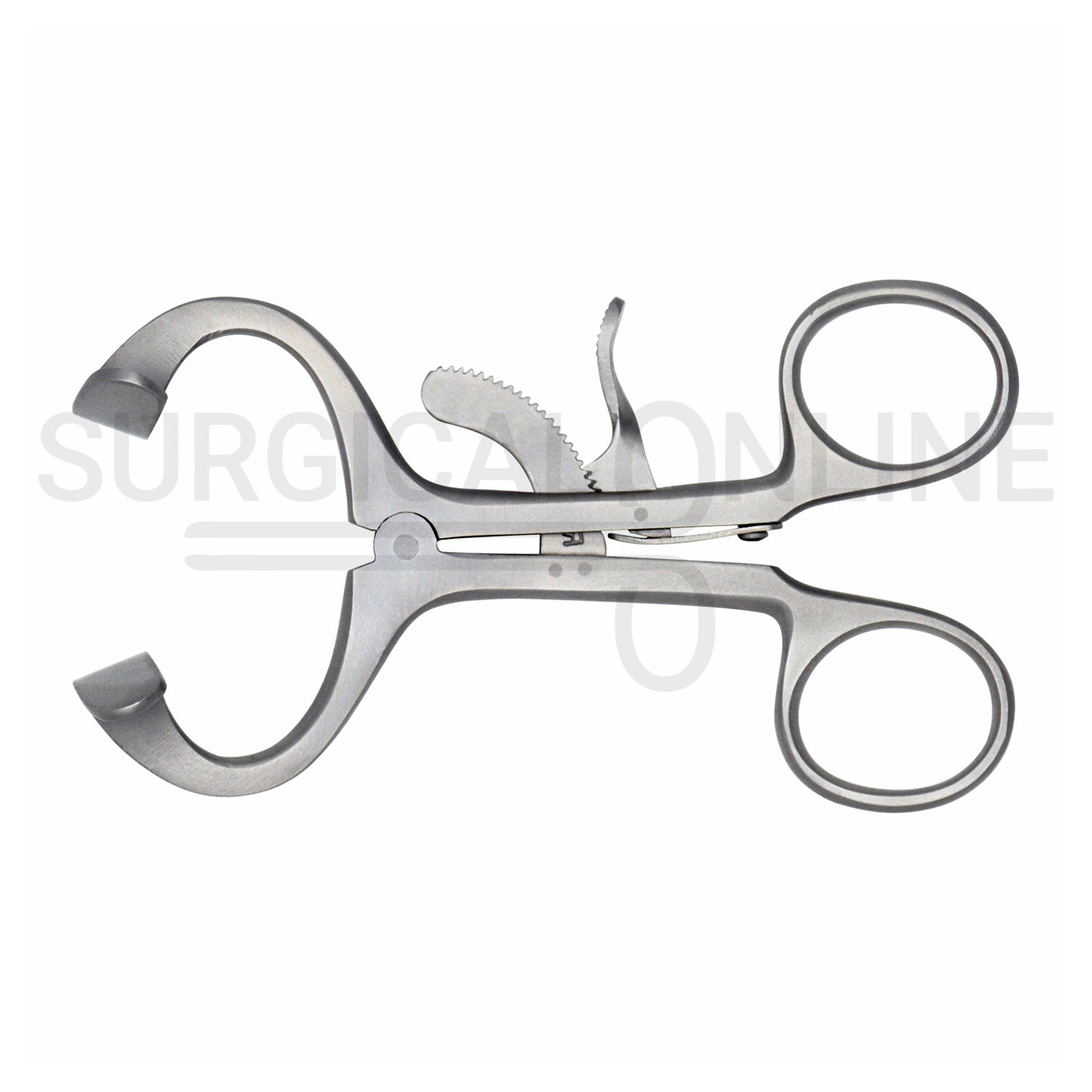 Molt Mouth Gag Retractor 3.5″ Curved Blades Pediatric