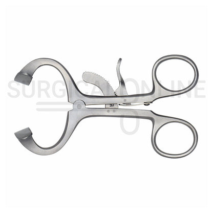 Molt Mouth Gag Retractor 3.5″ Curved Blades Pediatric