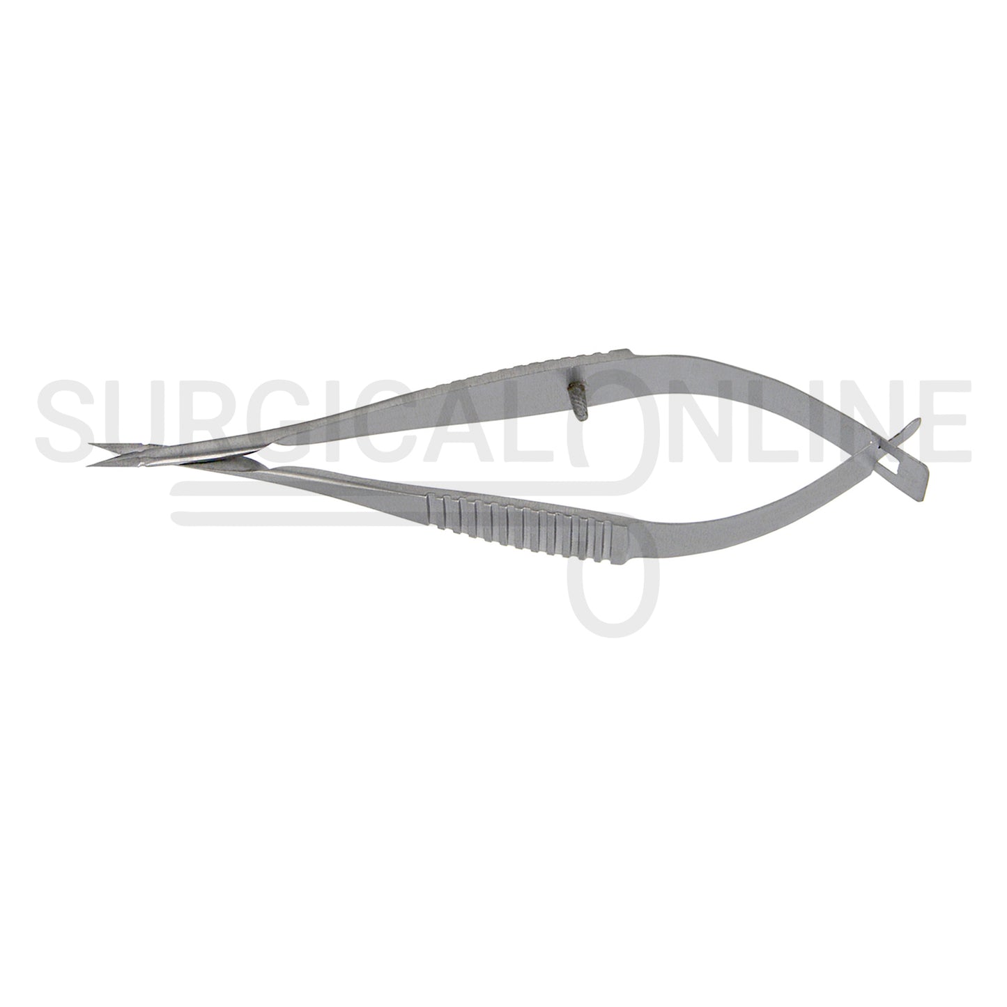 Micro Vannas Scissors Spring Handle 3″ Straight Sharp Blades
