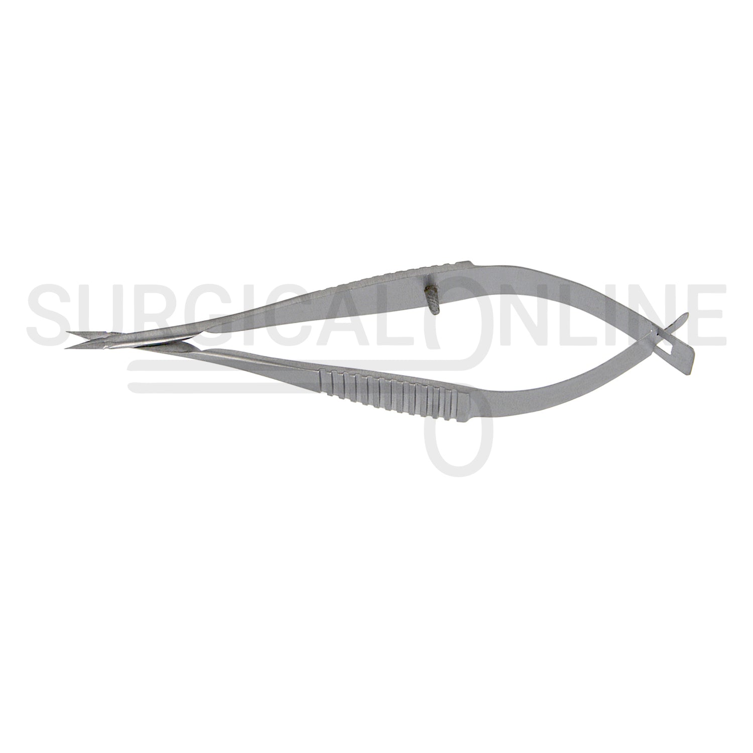 Micro Vannas Scissors Spring Handle 3″ Straight Sharp Blades