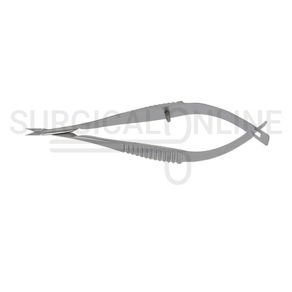Micro Vannas Scissors Spring Handle 3″ Straight Sharp Blades