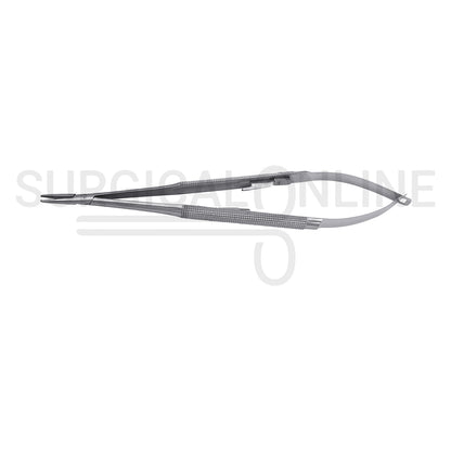 Castroviejo Micro Needle Holder 4.5″ Straight Smooth Tip With Lock