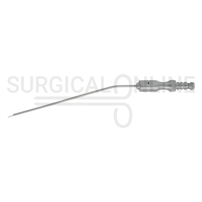 Frazier Suction Tube 12FR (4.00mm) Finger Cut-Off Angled 7.6" Aspirator