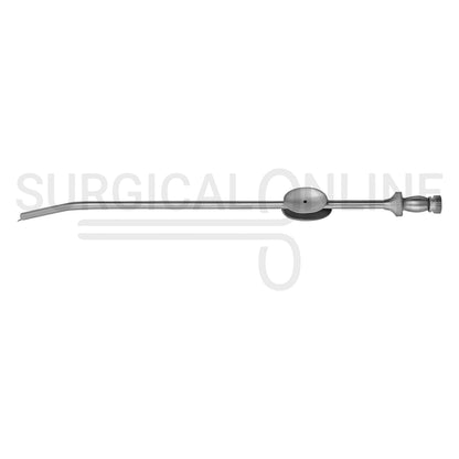 Adson Suction Tube 6″ With Finger Valve & Obturator 11 FR (3.6 mm)
