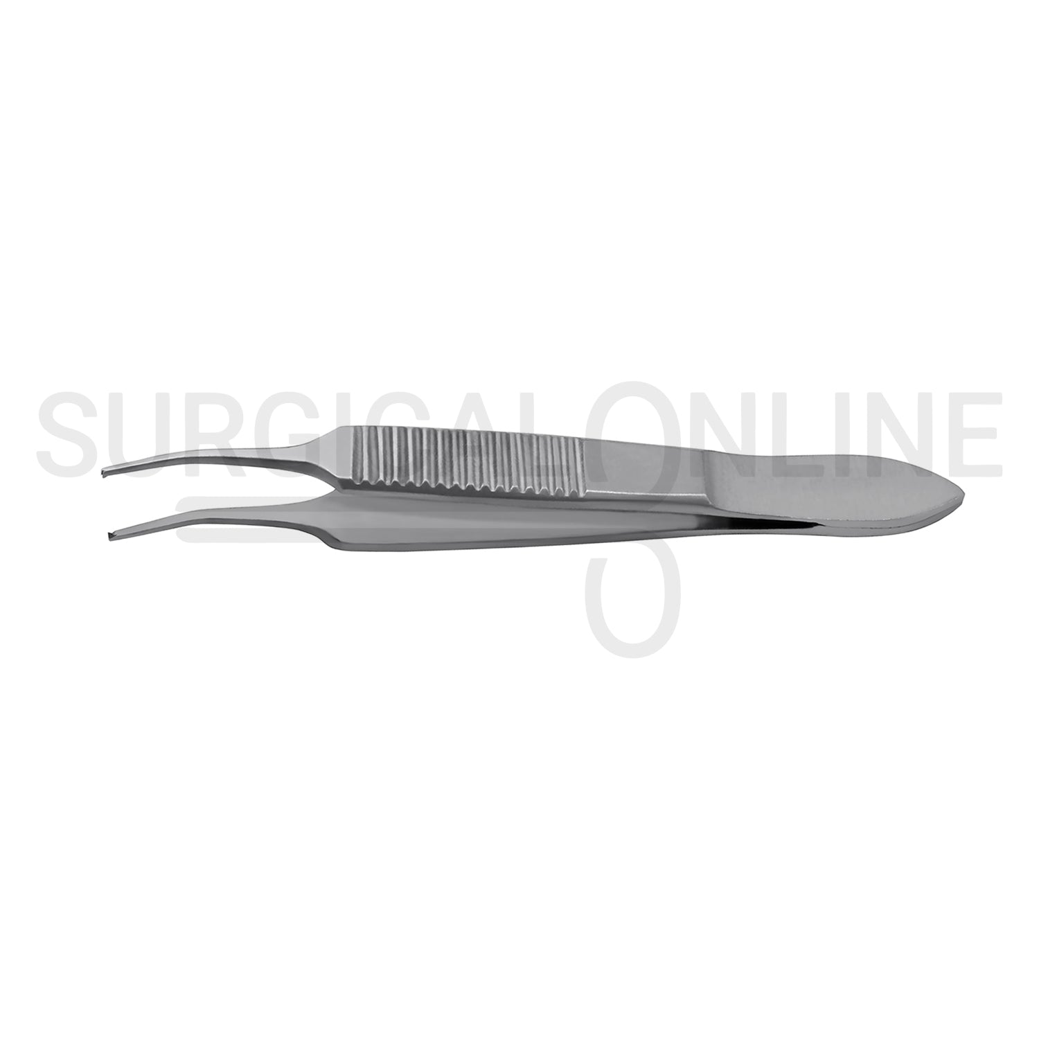 Graefe Iris Forceps Full Curved. 1/2 Teeth 3.00"