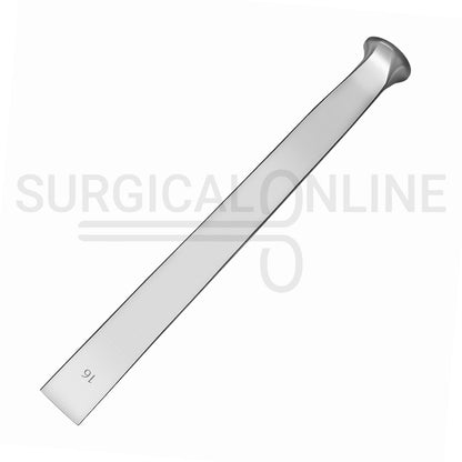 US Army Pattern Osteotome 6.25" Straight 16mm Wide