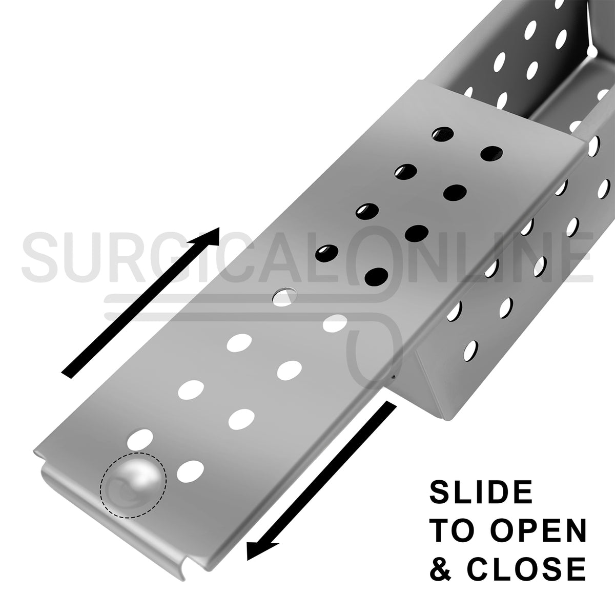 IMS Parts Box Large 3.5″ x 1.12″ x 1″ For Instrument Sterilization