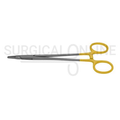TC Ryder Needle Holder 5.5″ Serrated Jaws With Gold-Plated Handles