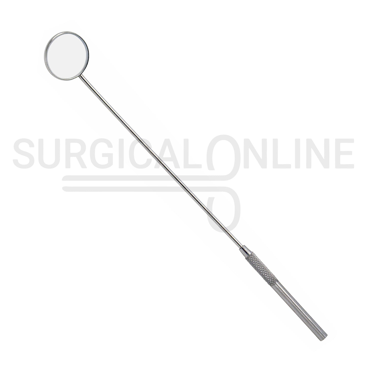 Laryngeal Mirror #5 24mm Angled Mirror With Grip Handle 8"