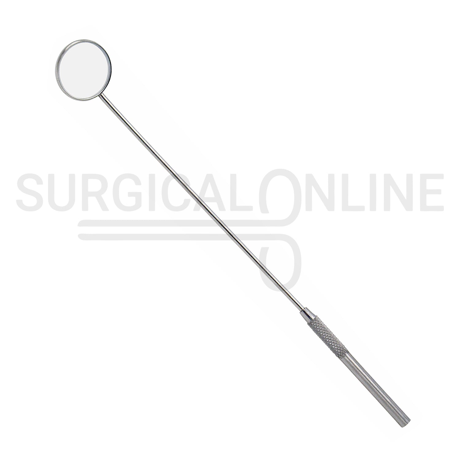 Laryngeal Mirror #5 24mm Angled Mirror With Grip Handle 8"
