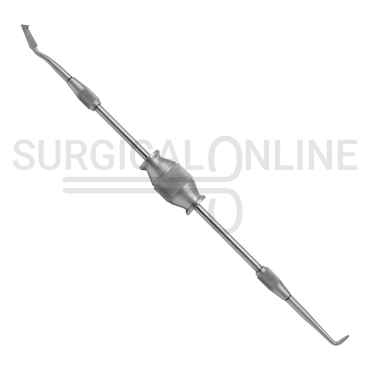 Manual Crown Remover 7.5″ Double Ended With 3 Attachment Tips Set
