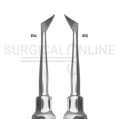 2 Pcs Cryer Root Elevators #44 & #45 6″ Set