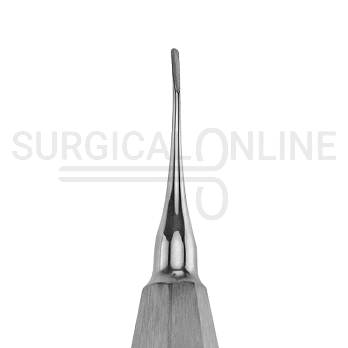 Luxating Elevator 2mm Curved Tip 5″ Half Gold Handle