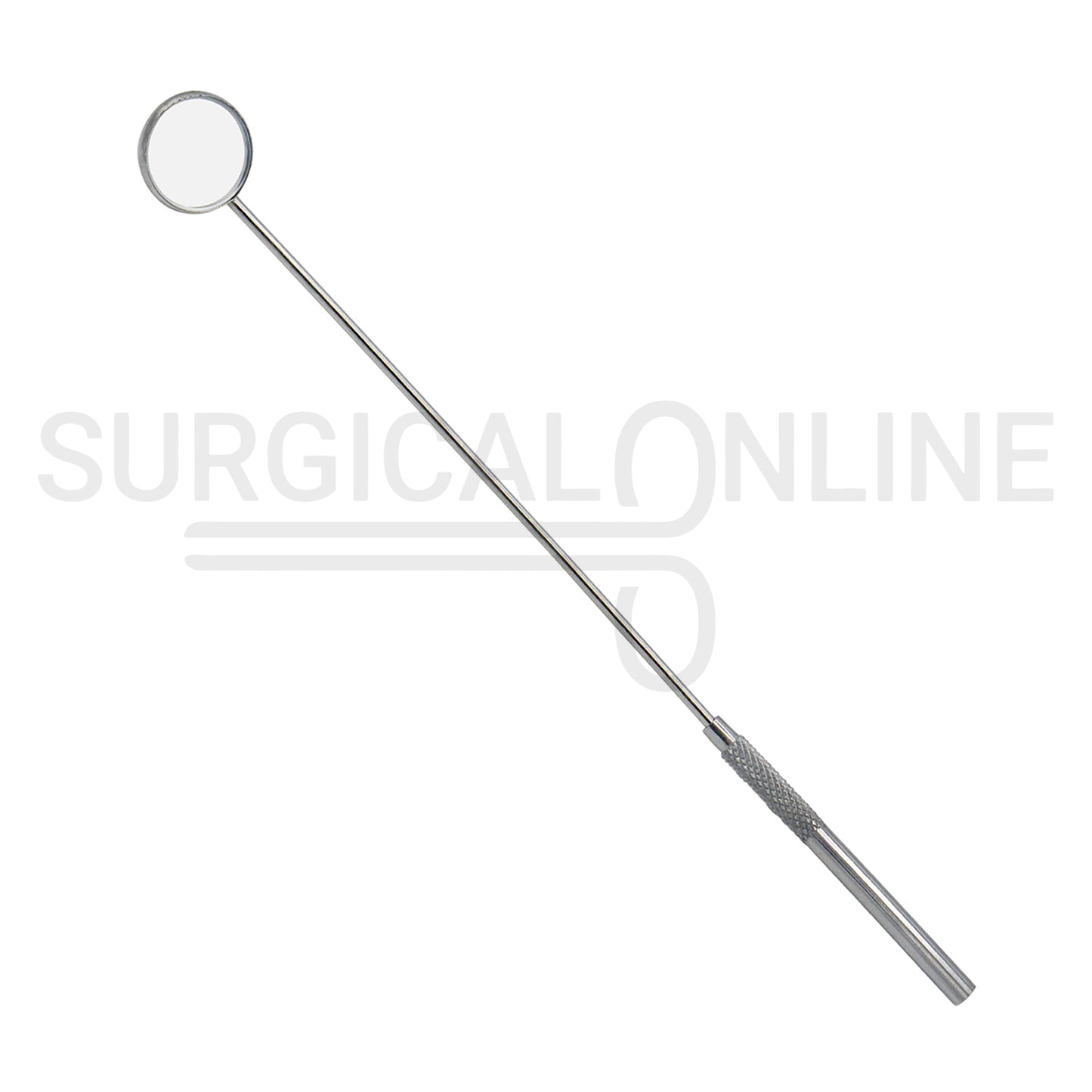 Laryngeal Mirror #3 20mm Angled Mirror With Grip Handle 8"