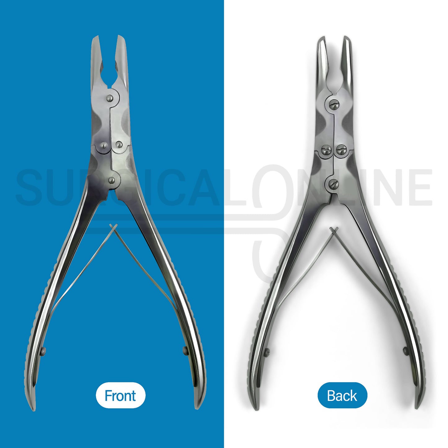 Beyer Bone Rongeur Straight Jaws 3.5mm Wide 7.00″