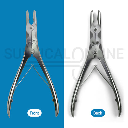 Beyer Bone Rongeur Straight Jaws 3.5mm Wide 7.00″