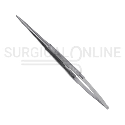 Castroviejo Micro Needle Holder 4.5″ Curved Smooth Tip With Lock