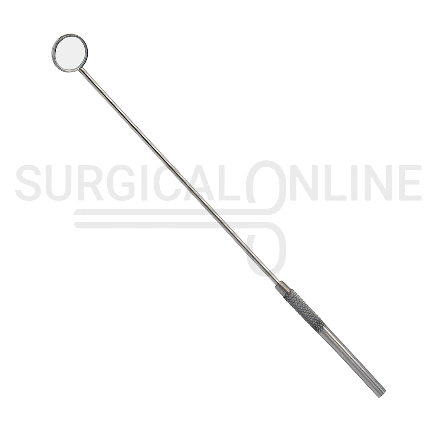 Laryngeal Mirror #2 18mm Angled Mirror With Grip Handle 7.7"