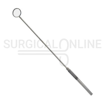 Laryngeal Mirror #2 18mm Angled Mirror With Grip Handle 7.7"