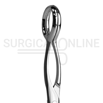 Collin Tongue Seizing Forceps 6.75″ With 25mm Wide Jaws