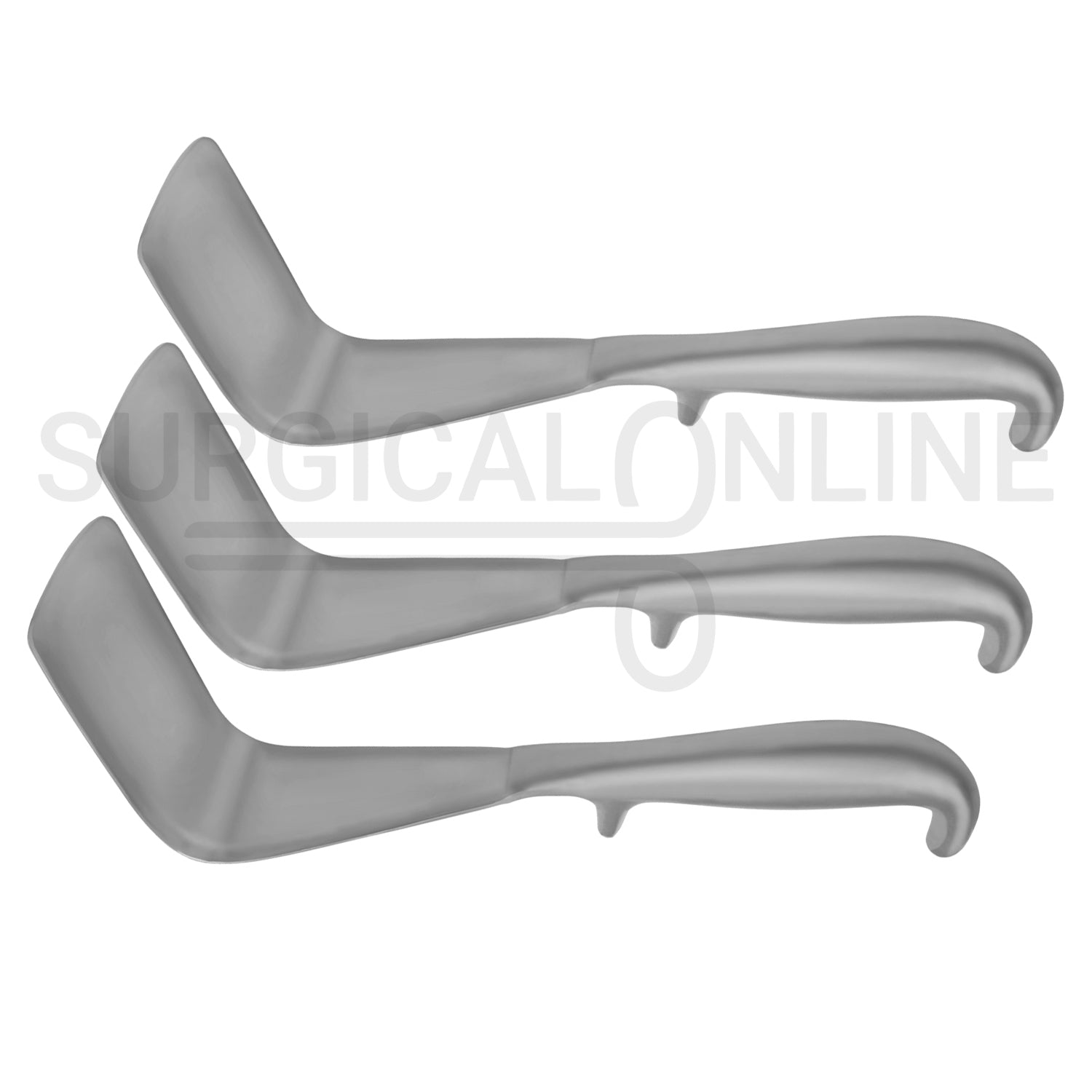 3 Pcs Doyen Vaginal Retractor 9.00″ Small, Medium & Large Set