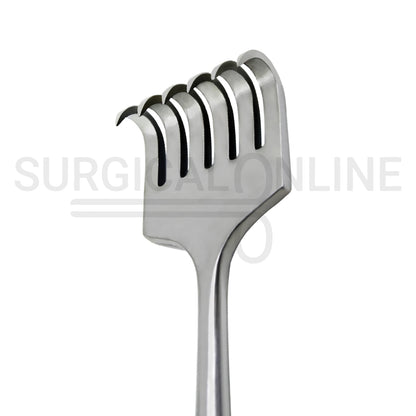 Volkman Retractor 8.50" Sharp 6 Prong