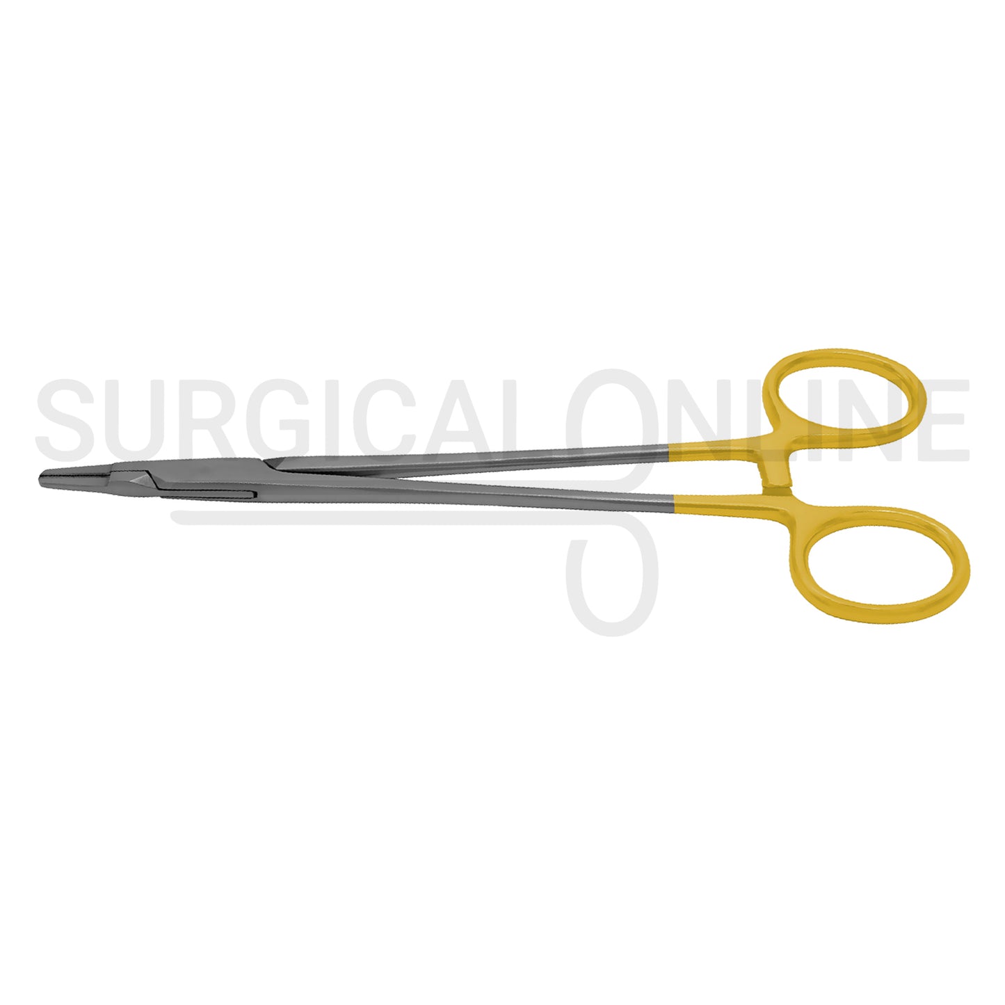 TC Ryder Needle Holder 7″ Serrated Jaws With Gold-Plated Handles