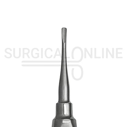 Dental Elevator #81 6″ Straight Flat Tip With Standard Handle