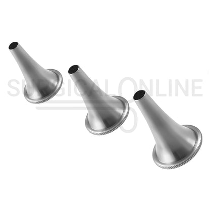 3 Pcs Toynbee Ear Specula Speculum Sizes 1, 2, & 3 Set