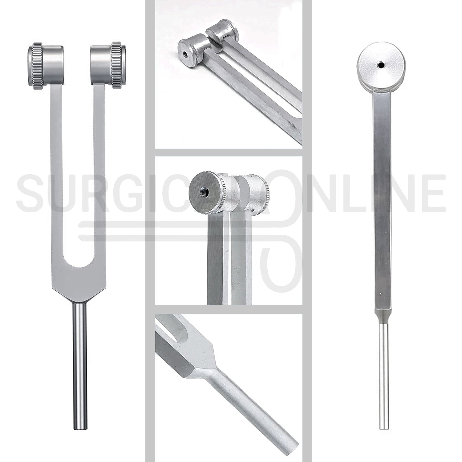 5 Pcs Tuning Fork C-128, C-256, C-512, C-1024 & C-2048 Set