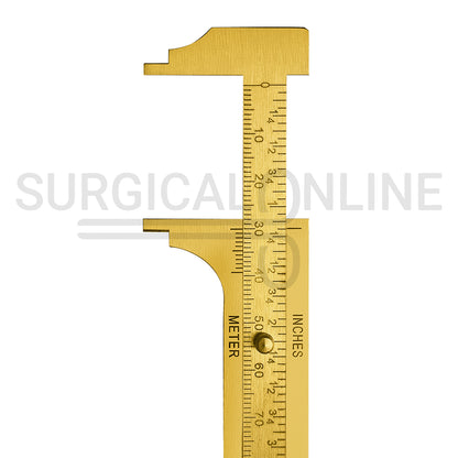 Brass Vernier Caliper Sliding Gauge 4.5″ 0–100mm