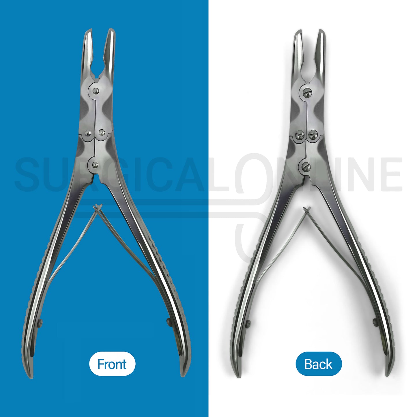Beyer Bone Rongeur Slight Curved Jaws 3.5mm Wide 7.00″