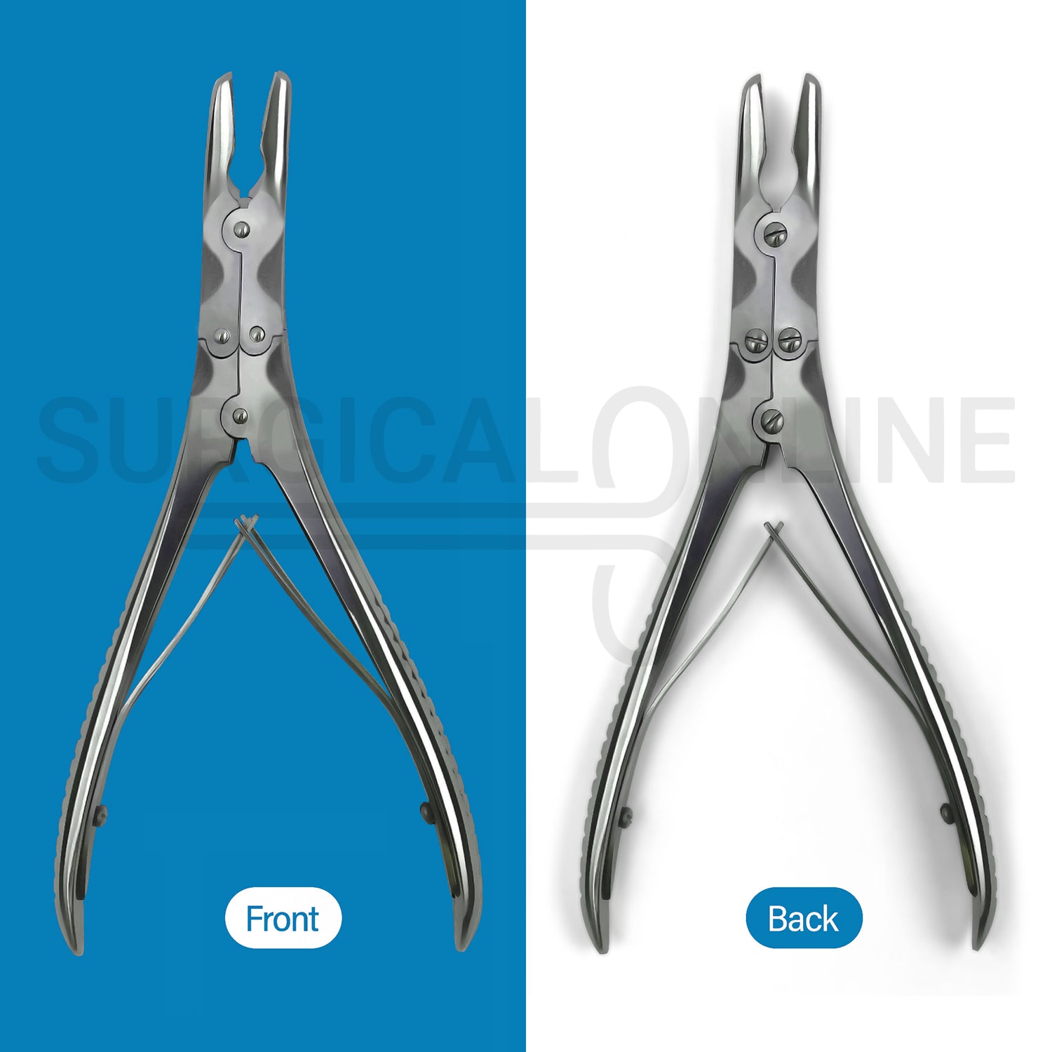 Beyer Bone Rongeur Slight Curved Jaws 3.5mm Wide 7.00″