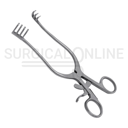 Weitlaner Self-Retaining Retractor 3X4 Prong Sharp 6.50"